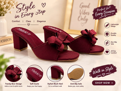 Ladies Stylish Block Heel Sandals