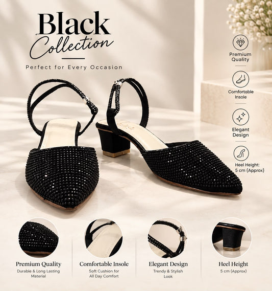 Black coat shoes