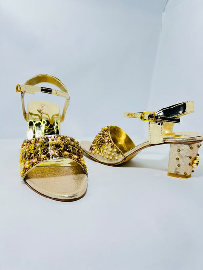 Bridal Block Heels