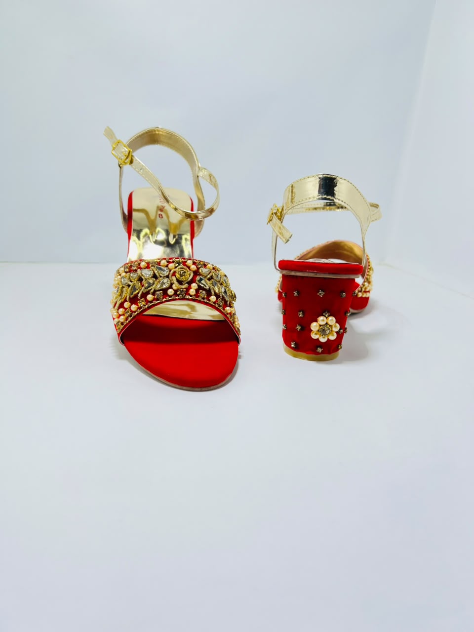 Bridal Block Heels